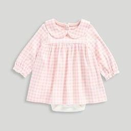 mothercare Girls Checked Cotton A-Line Dress-picture-14