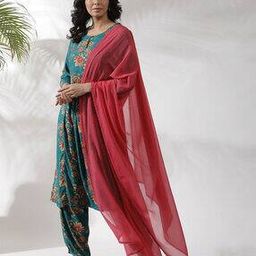 Women Dupatta with Lace Border-picture-51