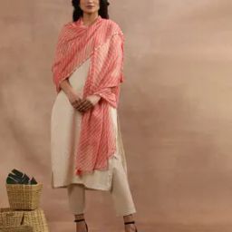 Women Leheriya Print Dupatta with Tassels-39