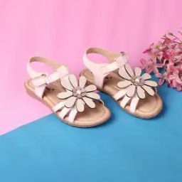 Girls Open-Toe Sandals with Bow-Accent-29
