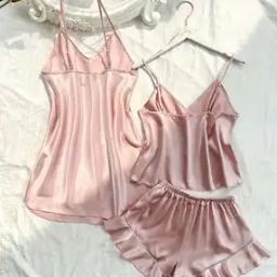 Women Top & Shorts Lounge Wear Set-picture-31