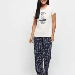 Printed Nightwear Set-image-83