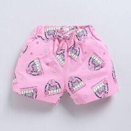 Girls Cartoon Regular Fit Shorts-image-20