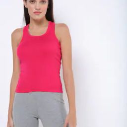 Ribbed Racerback Tank Top-image-78