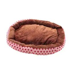 Polka-Dot Print Pet Bed-17