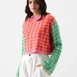 Women Colourblock Pullover-picture-53