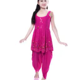 Girls Embellished Kurta with Bottomwear-image-58