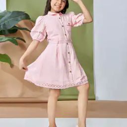 Girls Shirt Dress with Belt-picture-42