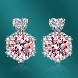 Stone-Studded Ear Studs-24