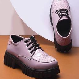Women Round-Toe Lace-Up Shoes-image-10