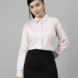 Women Geometric Print Regular Fit Shirt-image-55