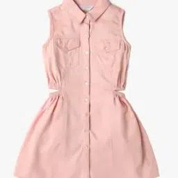 Girls Cotton A-Line Dress-picture-25