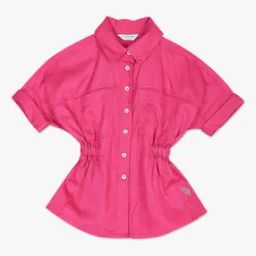 Shirt Dress with Semi-Elasticated Waist-picture-22