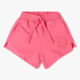 Girls Cotton Shorts with Drawstring Fastening-picture-4