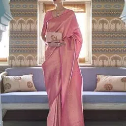 ri-wah Traditional Saree with Woven Motifs-picture-11