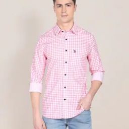 Checked Cotton Shirt-image-56