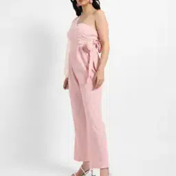 Laced Off-Shoulder Sleeves Jumpsuit-picture-31