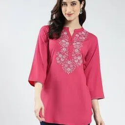 monte carlo Women Embroidery Regular Fit Top-picture-4