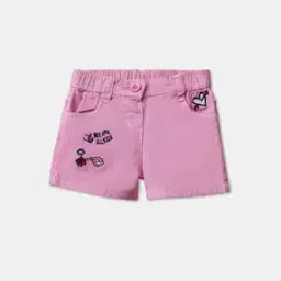 r&b Embroidered Cotton Shorts -picture-12