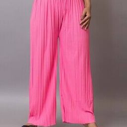 Women Regular Fit Pleated Pyjamas-image-37