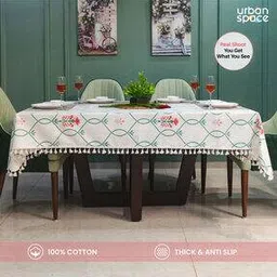 Floral Print 6-Seater Table Cover-image-32