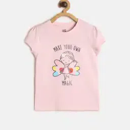 Typographic Print Round-Neck Top-image-69