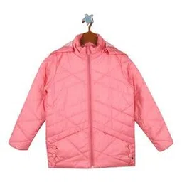 Quilted Zip-Front Hooded Jacket-image-1