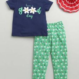 Boys Floral T-Shirt & Pyjamas Set-image-56