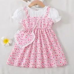Girls Printed A-Line Dress-image-21