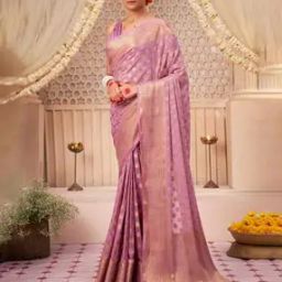 Women Art Silk Traditional Saree With Blouse -picture-26
