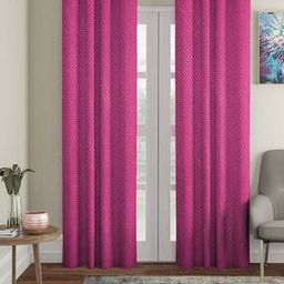 Pack of 2 Micro Print Door Curtains-4