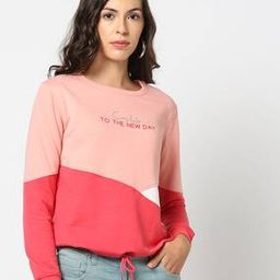 Women Colourblock Regular Fit Sweatshirt-image-25