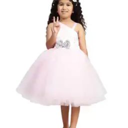 toy balloon kids Girls Embellished Fit And Flare Dress-picture-15
