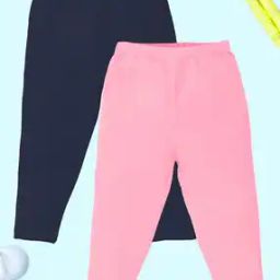 Pack of 2 Girls Ankle-Length Leggings-image-76
