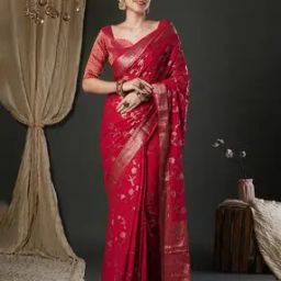 Women Georgette Traditional Saree     -image-51