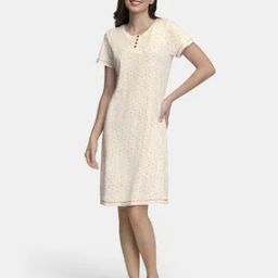 Graphic Print Crew-Neck Nightie-picture-23