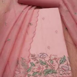  Women Embroidery Unstitched Dress Material-image-91
