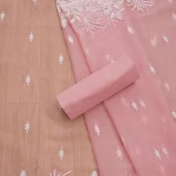Women Embroidery Unstitched Dress Material-image-79