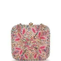 Embellished Clutch with Chain-image-88