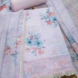 Women Floral Unstitched Dress Material-image-100