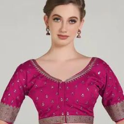Women Embroidery Front Open Blouse-image-38