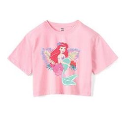 Little Mermaid Print Round-Neck T-Shirt-image-58