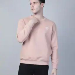 Men Slim Fit Crew-Neck Sweatshirt-picture-10