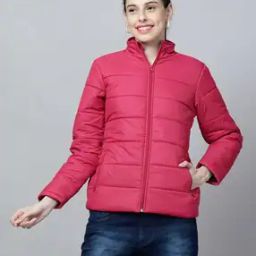Women Quilted Regular Fit Jacket-image-71