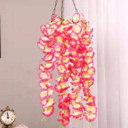 Decorative Artificial Morning Glory Flowers Bush -image-9