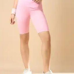 Women Knit Shorts with Elasticated Waist-image-59