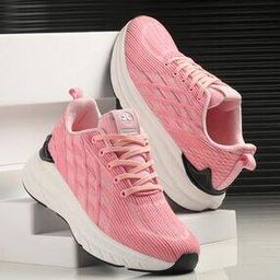 Women Running Sports Shoes with Knitted Upper-image-69