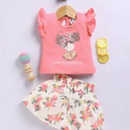 Girls Stripes Skirt with Top-image-71