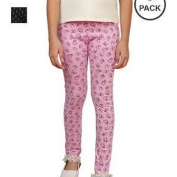 Pack of 2 Leggings with Elasticated Waist-image-60