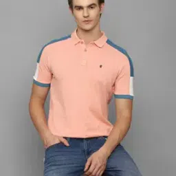 Slim Fit Polo T-Shirt with Contrast Panels-image-84